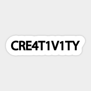 Creativity being creative artwork Sticker